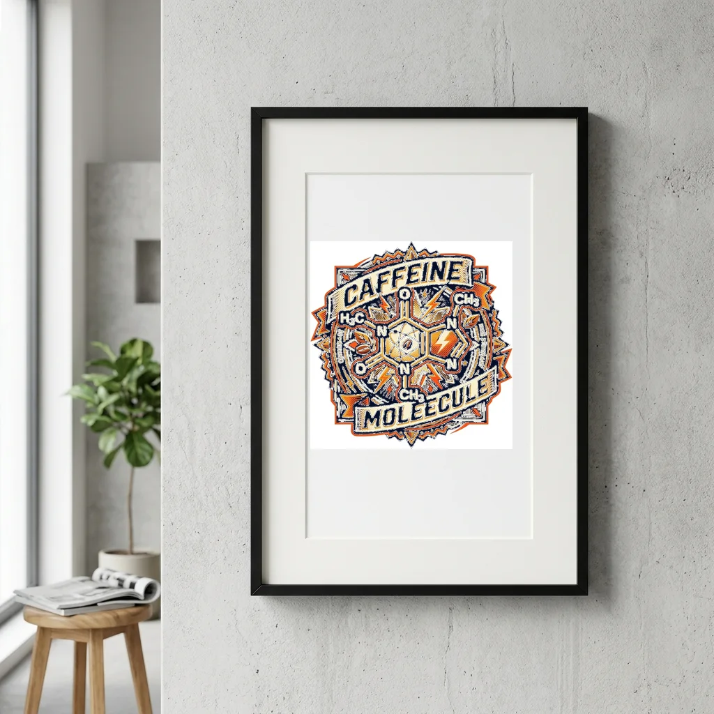 Lunar Goddess Moon Halo — Gallery Framed Art Poster (Exhibition Frame)