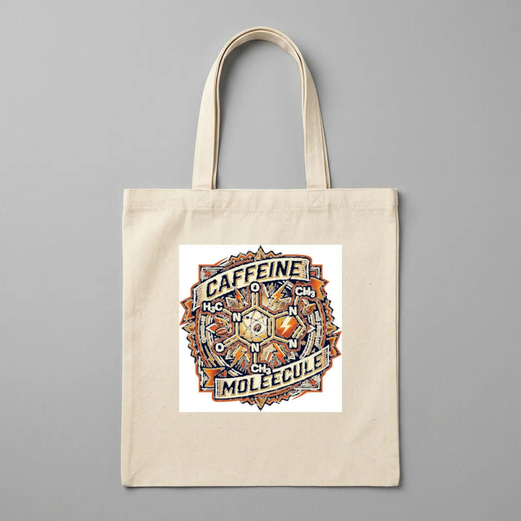 Lunar Goddess Moon Halo — Organic Cotton Canvas Tote Bag (Natural)