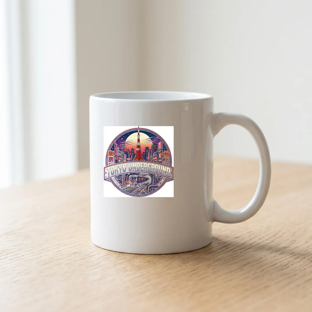 Dark Constellation Star Map — Ceramic Coffee Mug 11oz (Glossy White)