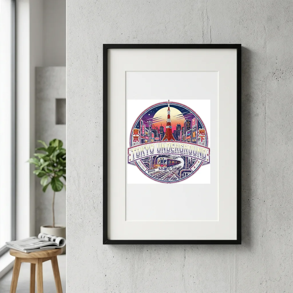 Dark Constellation Star Map — Gallery Framed Art Poster (Exhibition Frame)