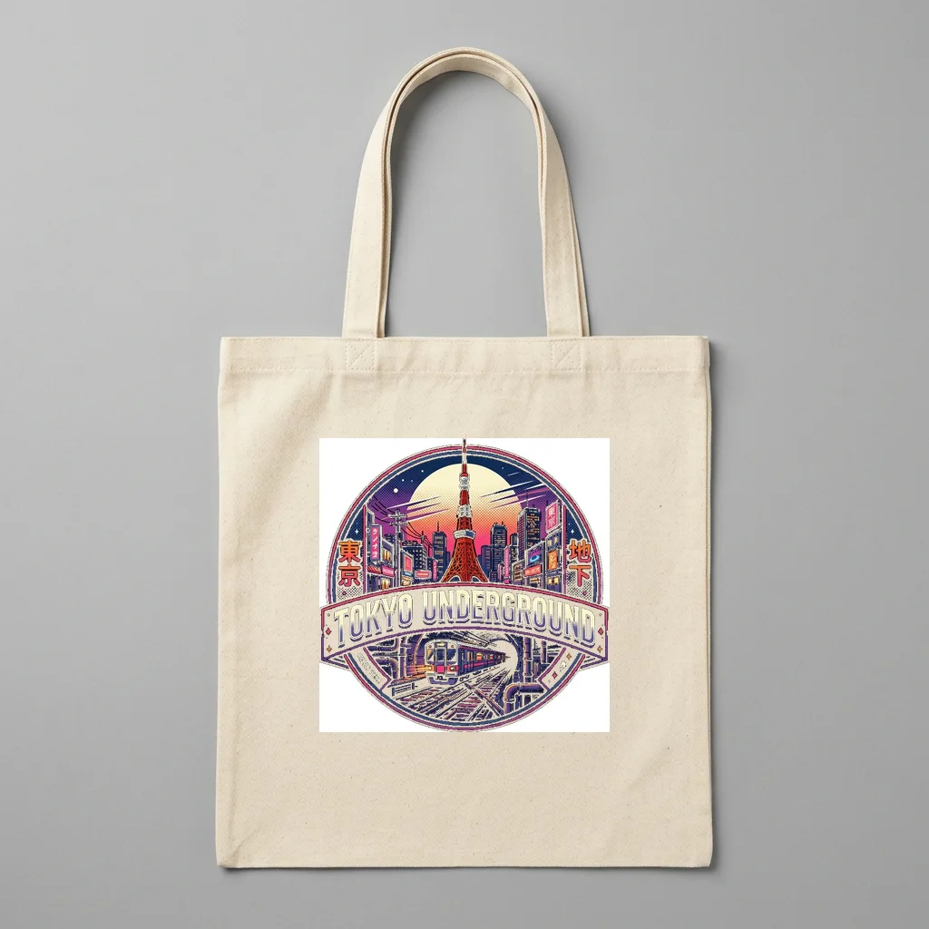 Dark Constellation Star Map — Organic Cotton Canvas Tote Bag (Natural)