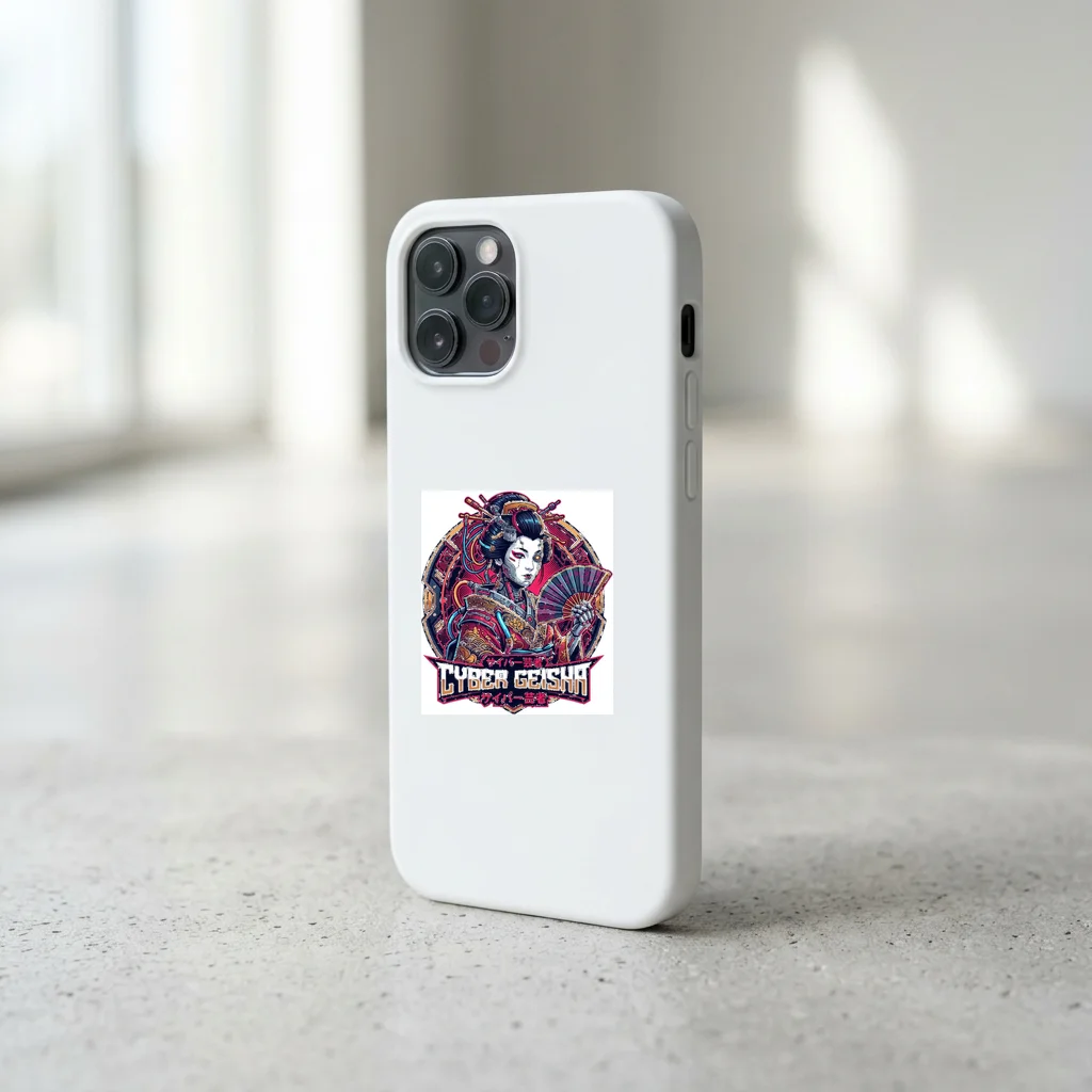 Lunar Horizon Silver Crescent — Impact Snap Smartphone Case