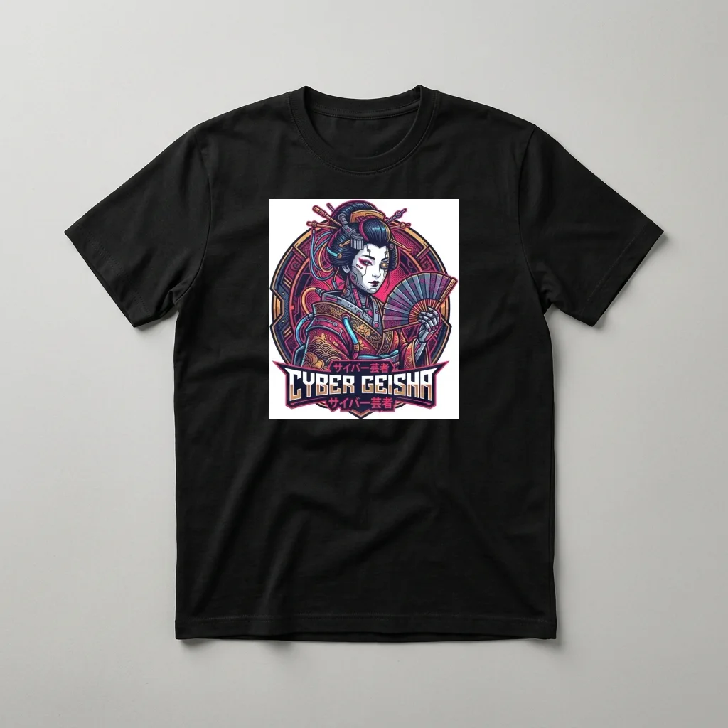Lunar Horizon Silver Crescent — Classic Streetwear T-Shirt (Jet Black)