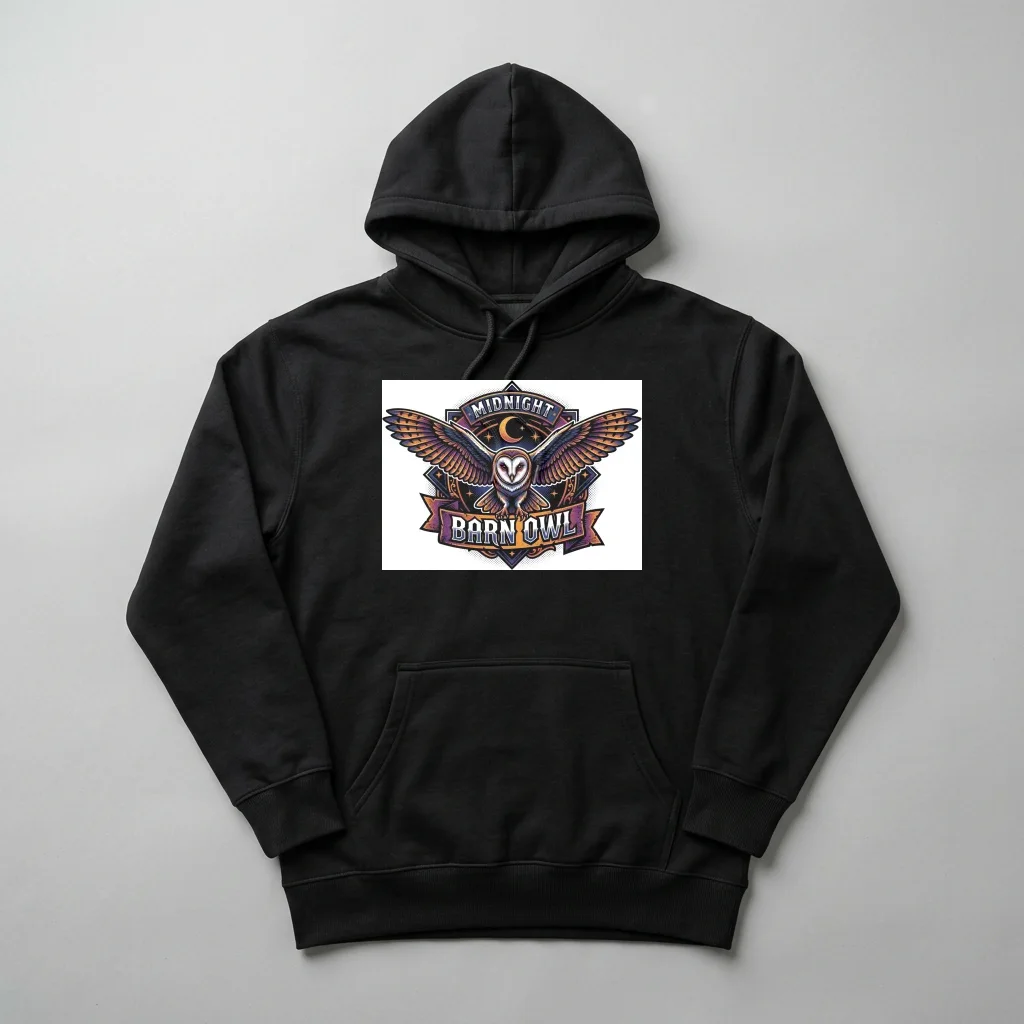 Celestial Tiger Star Claws — Heavyweight Pullover Hoodie (Charcoal Black)