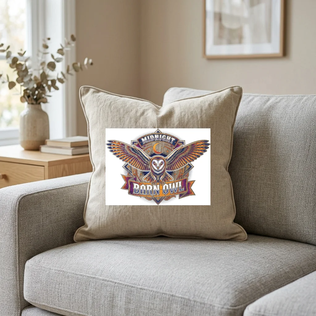Celestial Tiger Star Claws — Square Linen Throw Pillow 18x18 (Natural Linen)