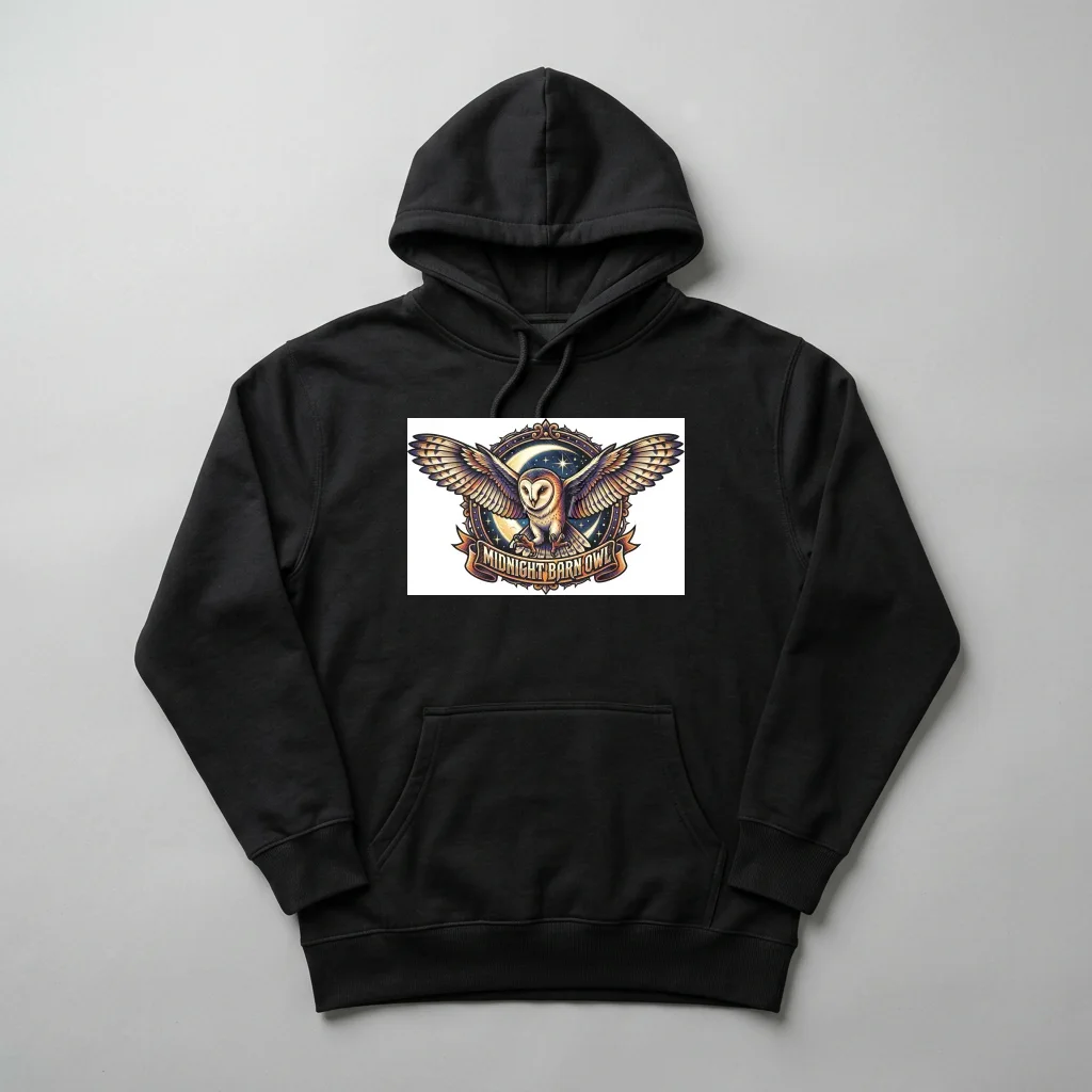 Solar Flare Sacred Flame — Heavyweight Pullover Hoodie (Charcoal Black)