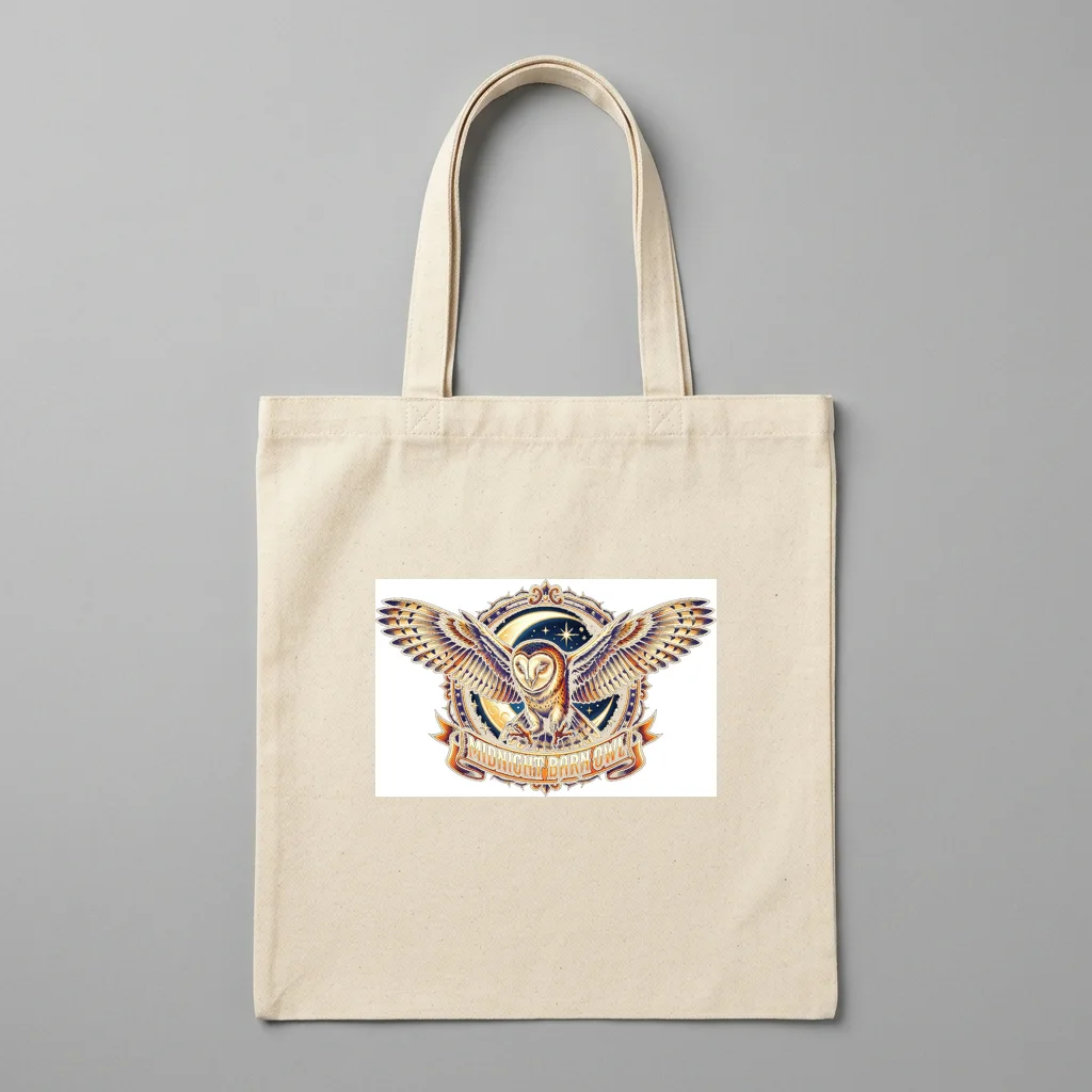 Solar Flare Sacred Flame — Organic Cotton Canvas Tote Bag (Natural)