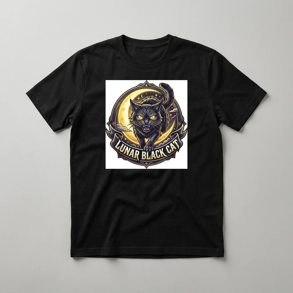 Astral Eagle Heaven Flight — Classic Streetwear T-Shirt (Jet Black)