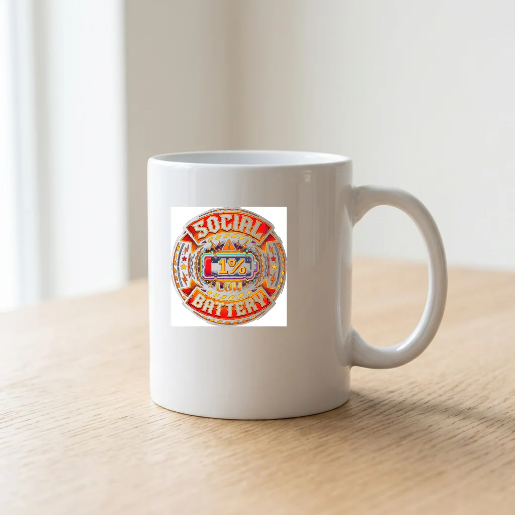 Mystic Compass North Star — Ceramic Coffee Mug 11oz (Glossy White)
