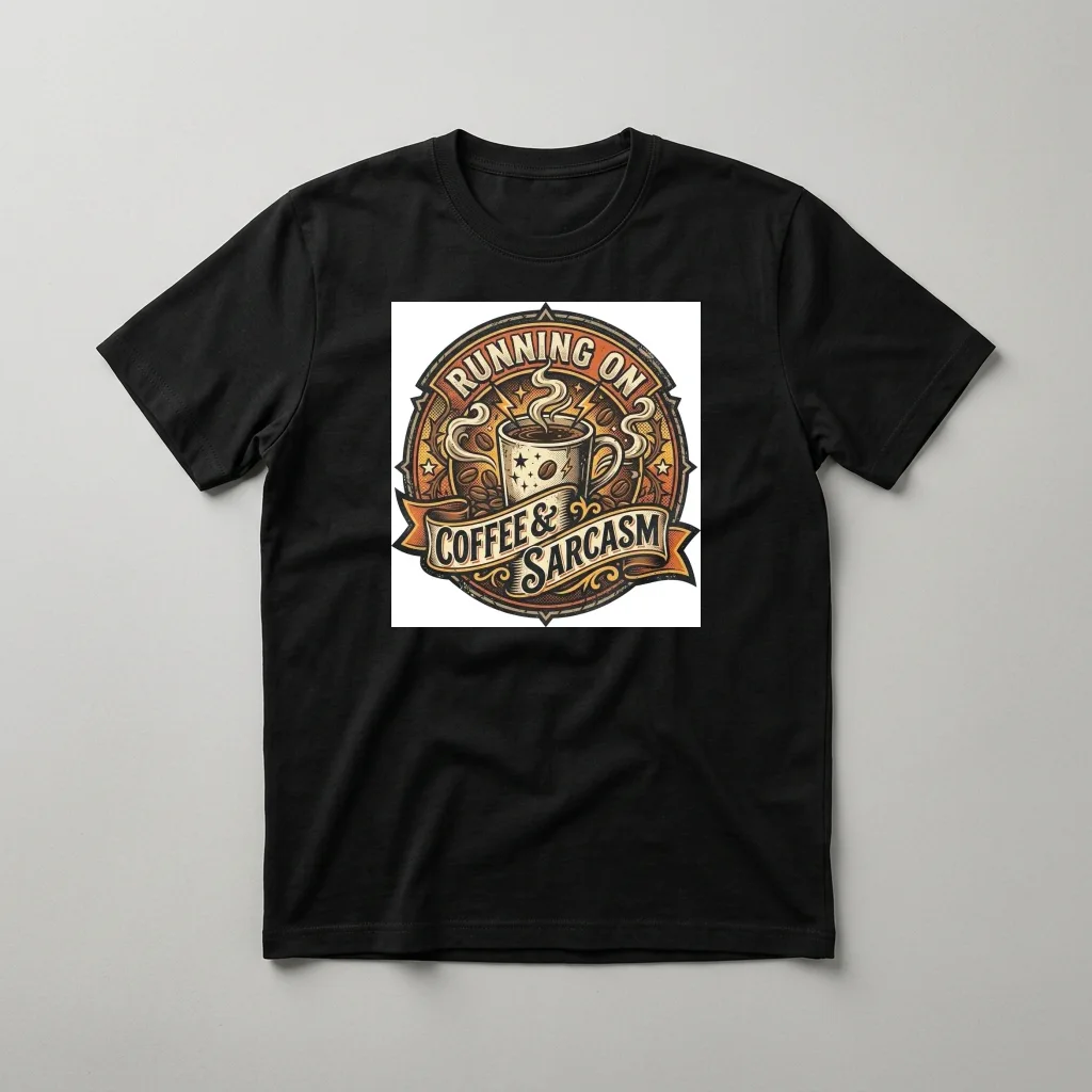 Astral Knight Star Blade — Classic Streetwear T-Shirt (Jet Black)