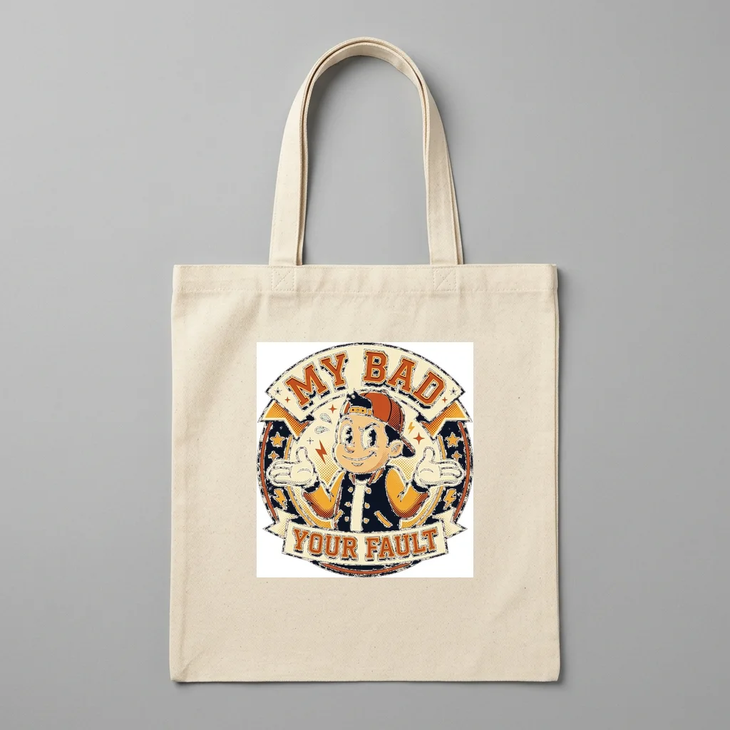 Starlight Panther Midnight Stalk — Organic Cotton Canvas Tote Bag (Natural)
