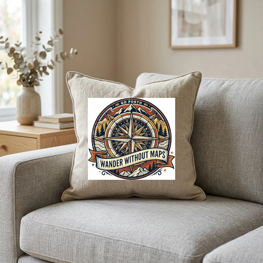 Midnight Asphalt Street Culture — Square Linen Throw Pillow 18x18 (Natural Linen)