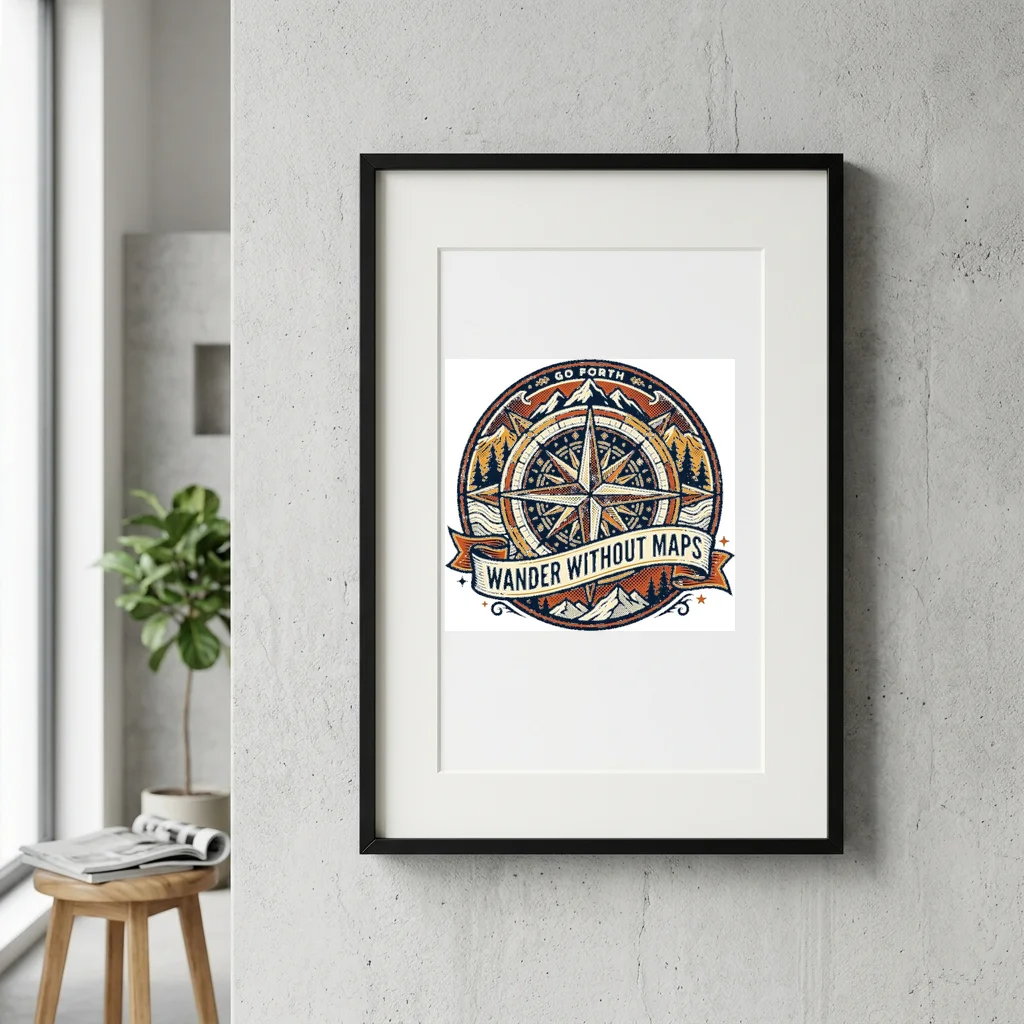 Midnight Asphalt Street Culture — Gallery Framed Art Poster (Exhibition Frame)