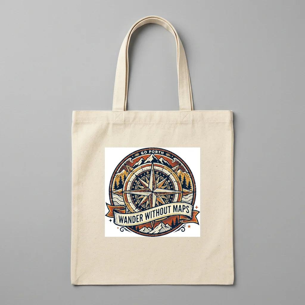 Midnight Asphalt Street Culture — Organic Cotton Canvas Tote Bag (Natural)