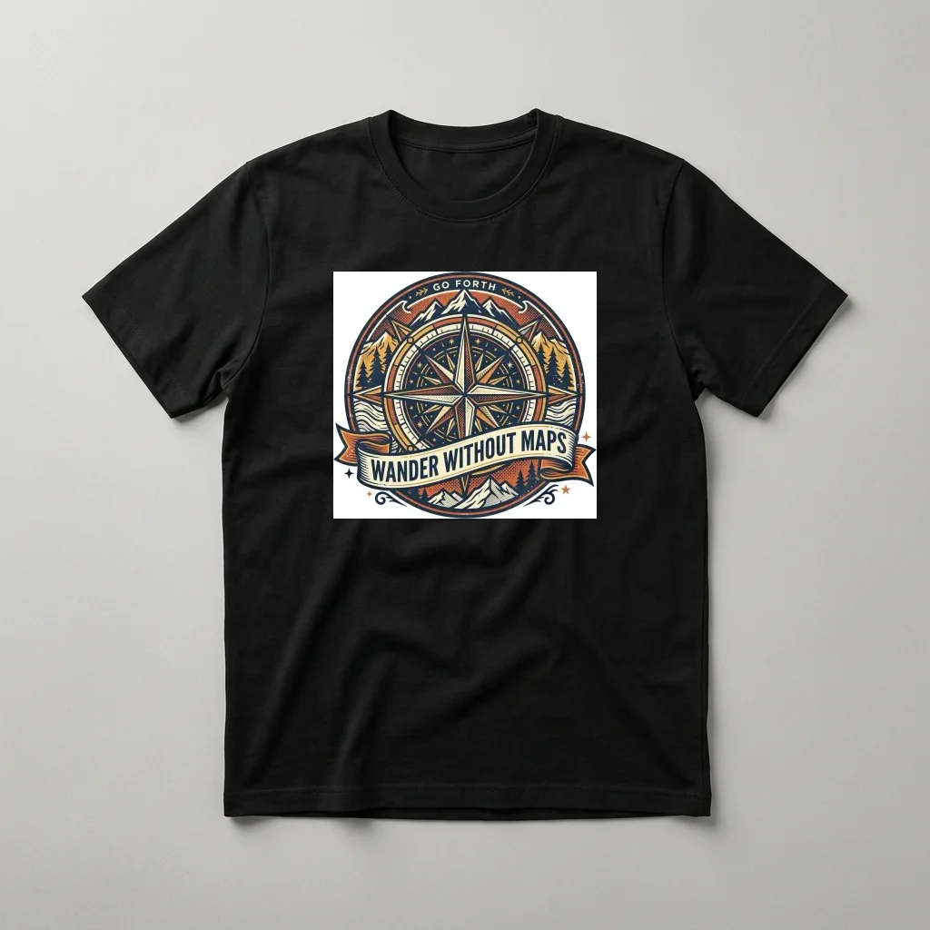 Midnight Asphalt Street Culture — Classic Streetwear T-Shirt (Jet Black)