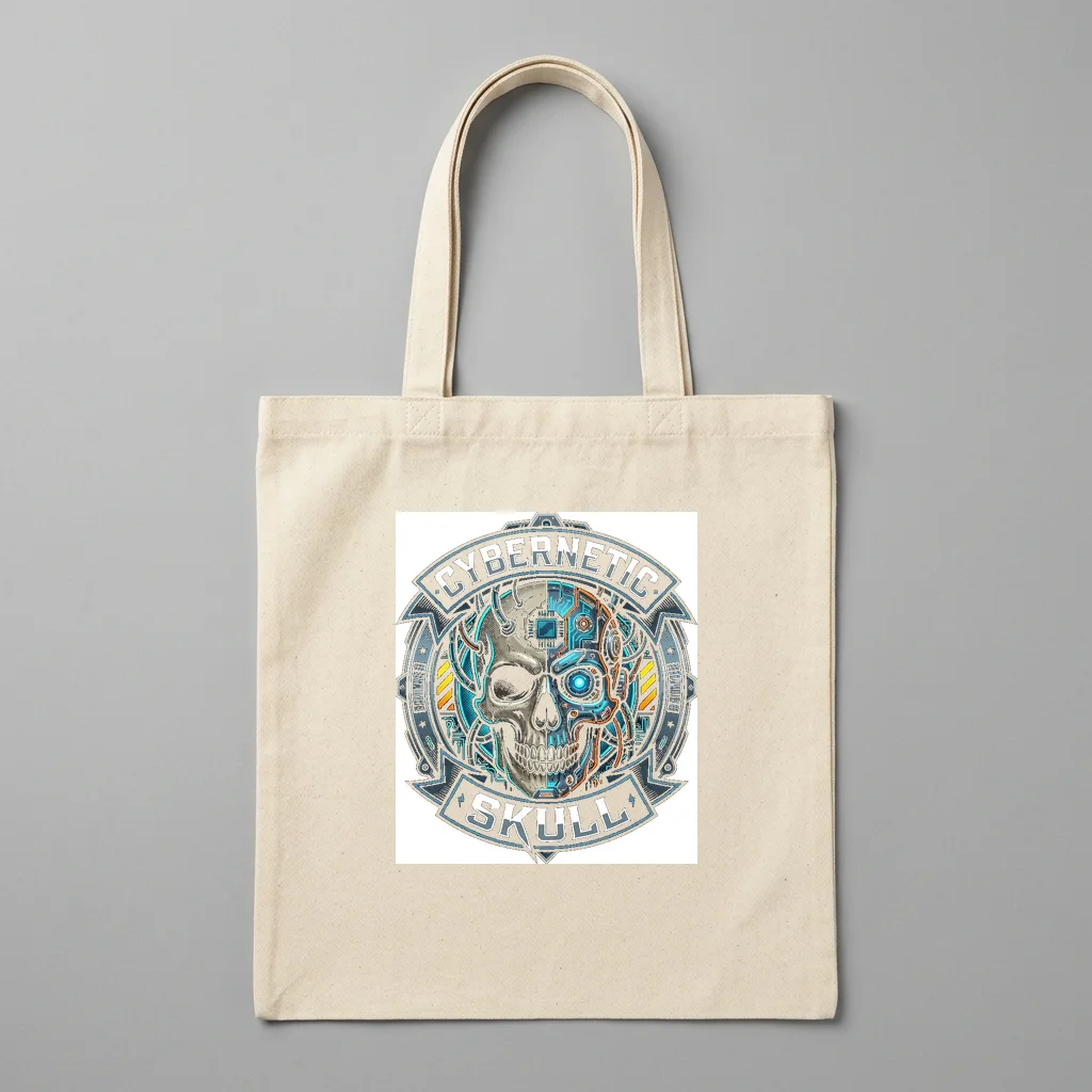 Overgrown Concrete Ruins — Organic Cotton Canvas Tote Bag (Natural)