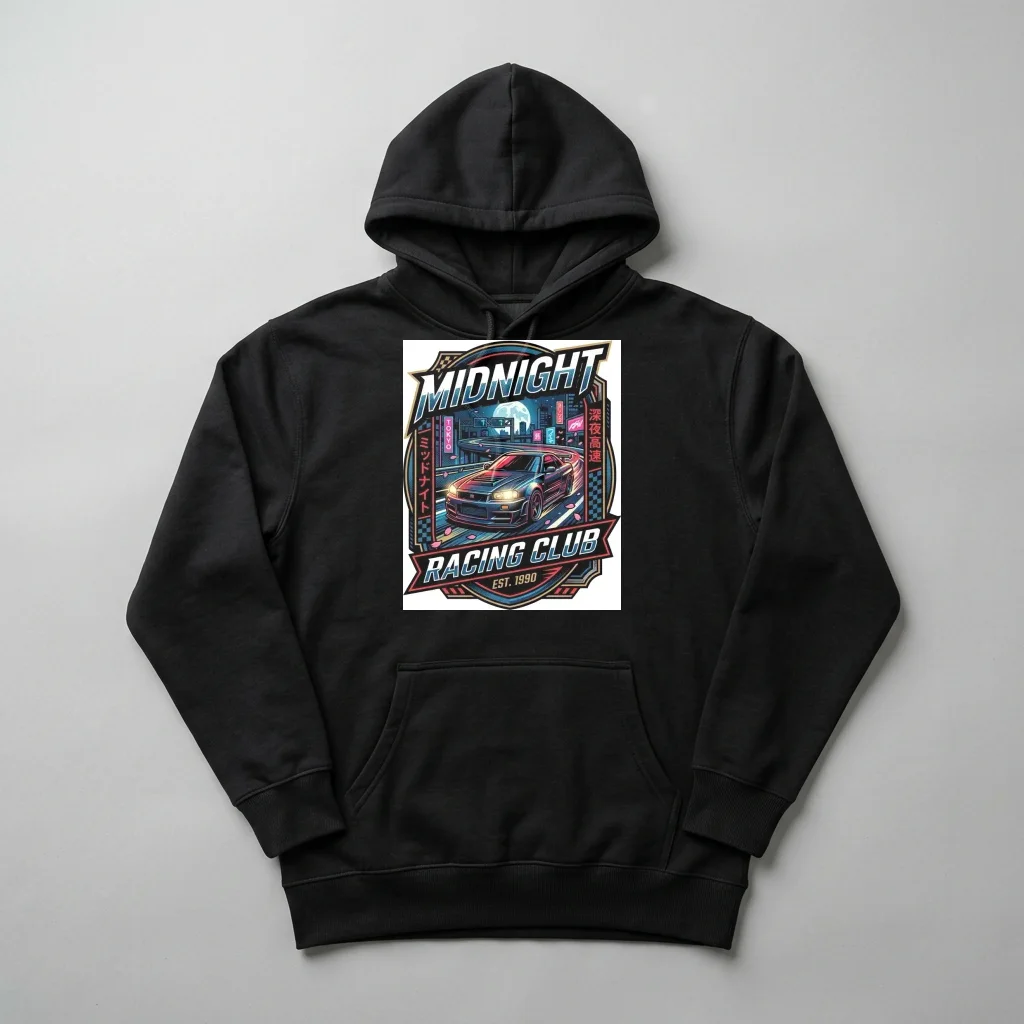 Subway District Zero Resistance — Heavyweight Pullover Hoodie (Charcoal Black)