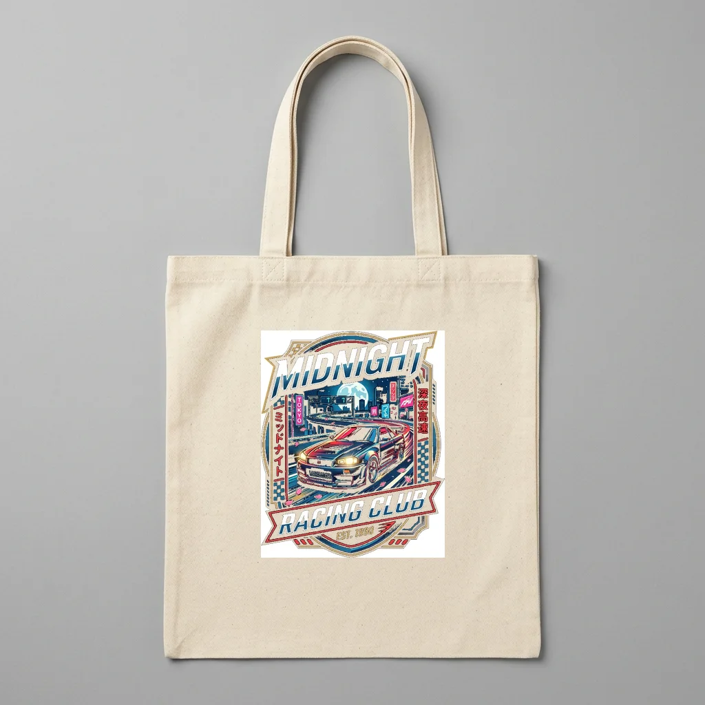 Subway District Zero Resistance — Organic Cotton Canvas Tote Bag (Natural)
