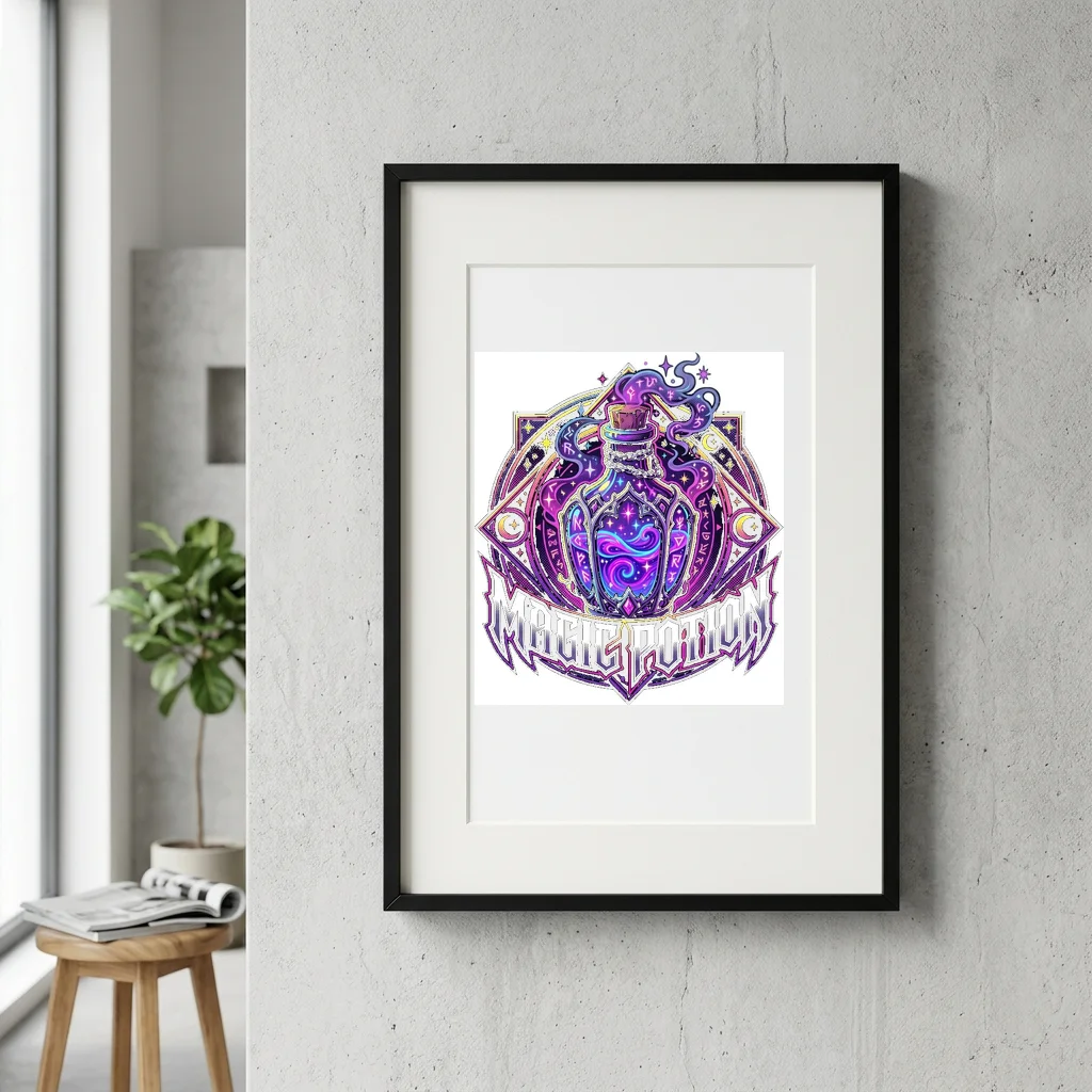 Heavy Industrial Cargo Logistics — Gallery Framed Art Poster (Exhibition Frame)