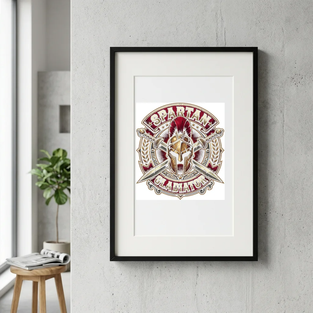 Raw Denim Streetwear Archive — Gallery Framed Art Poster (Exhibition Frame)