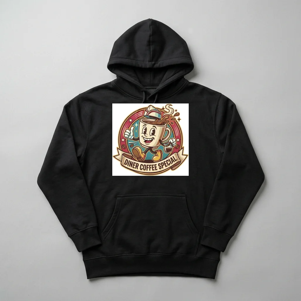 Street Culture Raw Expression — Heavyweight Pullover Hoodie (Charcoal Black)