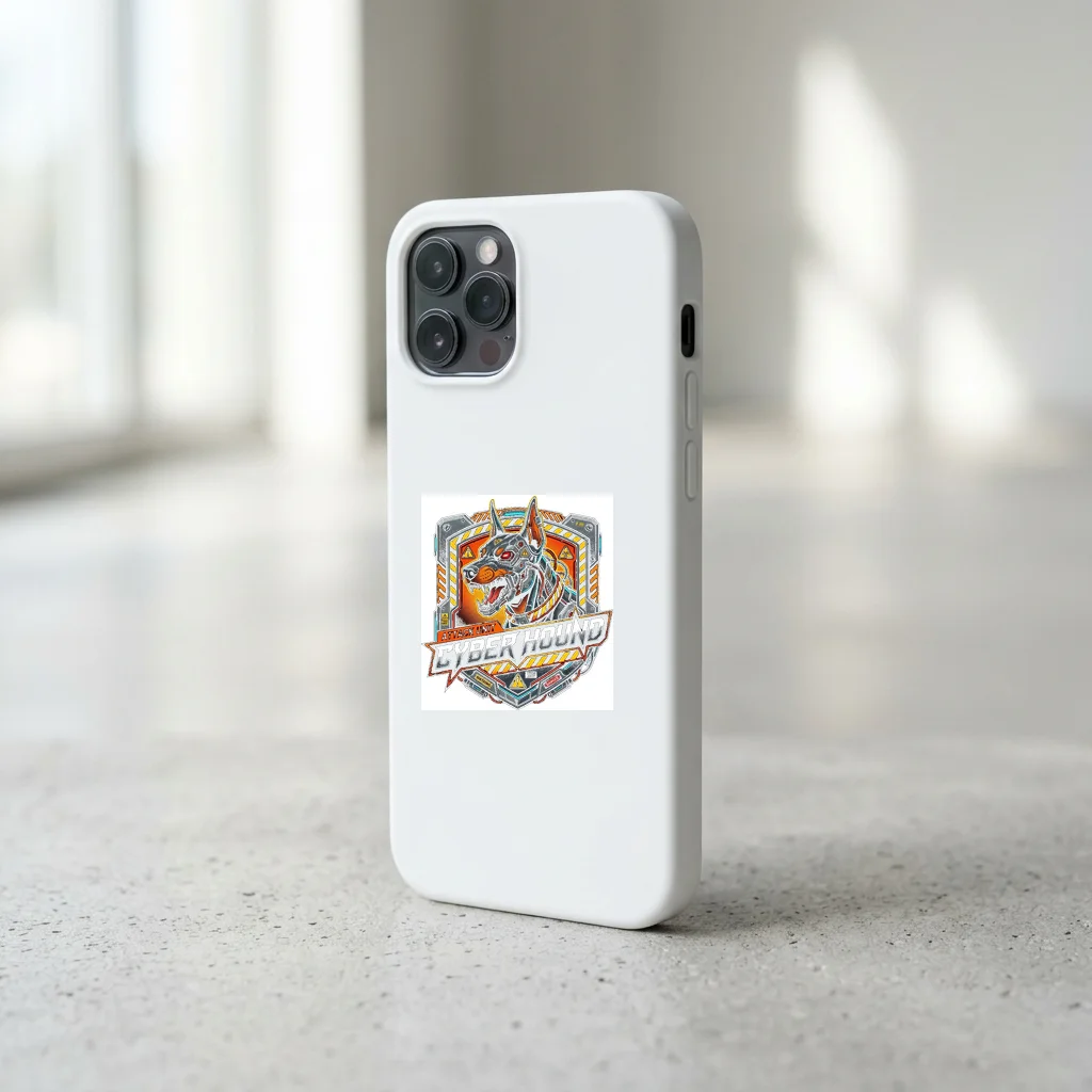 Monochrome Graffiti Tag Line — Impact Snap Smartphone Case