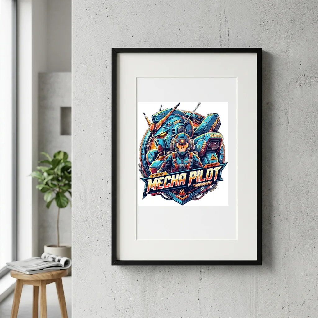 Urban Nomad Street Division — Gallery Framed Art Poster (Exhibition Frame)