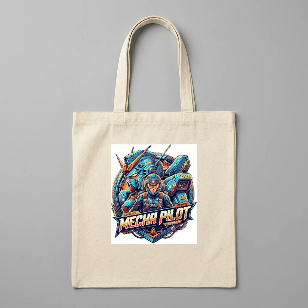 Urban Nomad Street Division — Organic Cotton Canvas Tote Bag (Natural)