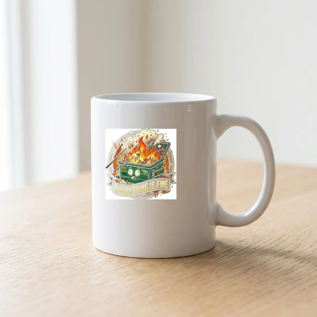 Subway Tunnel Dark Shadows — Ceramic Coffee Mug 11oz (Glossy White)