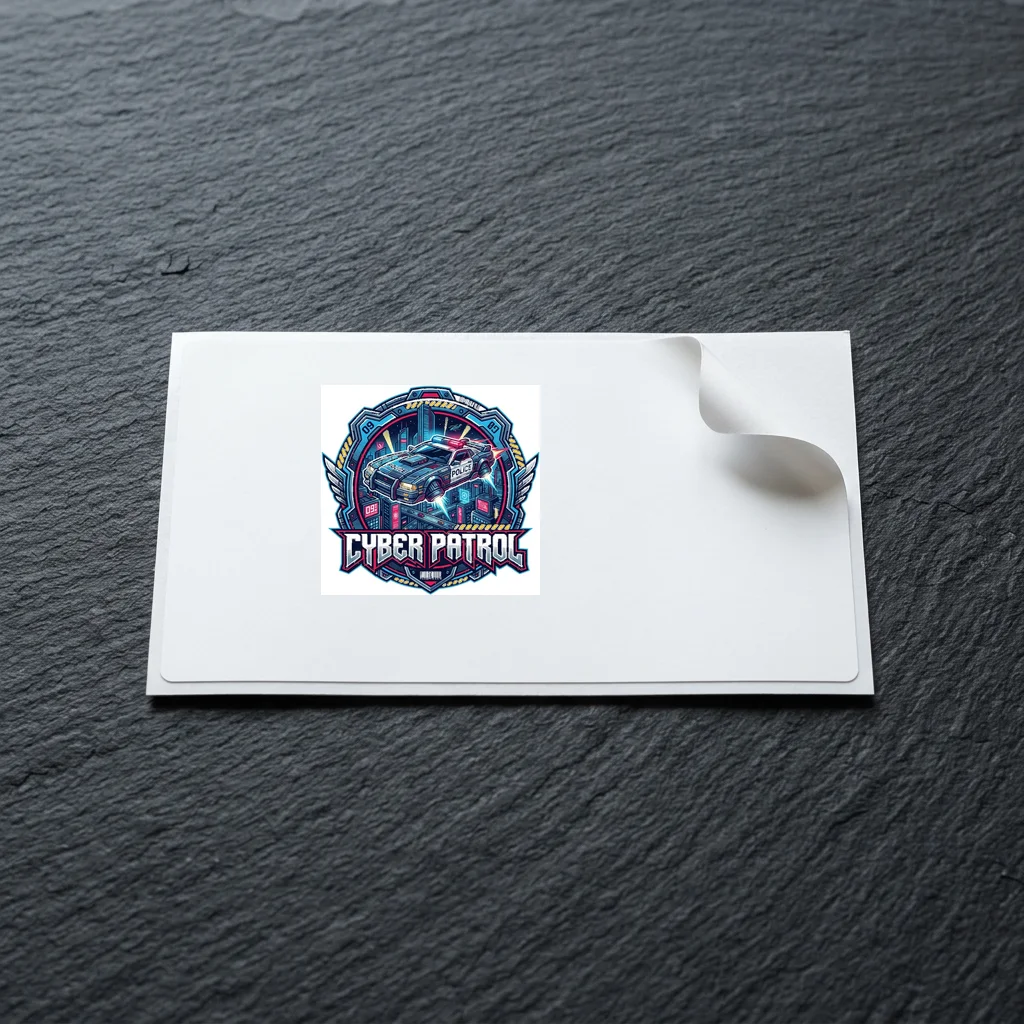 Concrete Wall Botanical Bloom — Die-Cut Matte Vinyl Sticker (4-Inch)