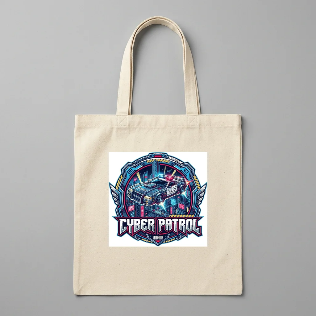 Concrete Wall Botanical Bloom — Organic Cotton Canvas Tote Bag (Natural)