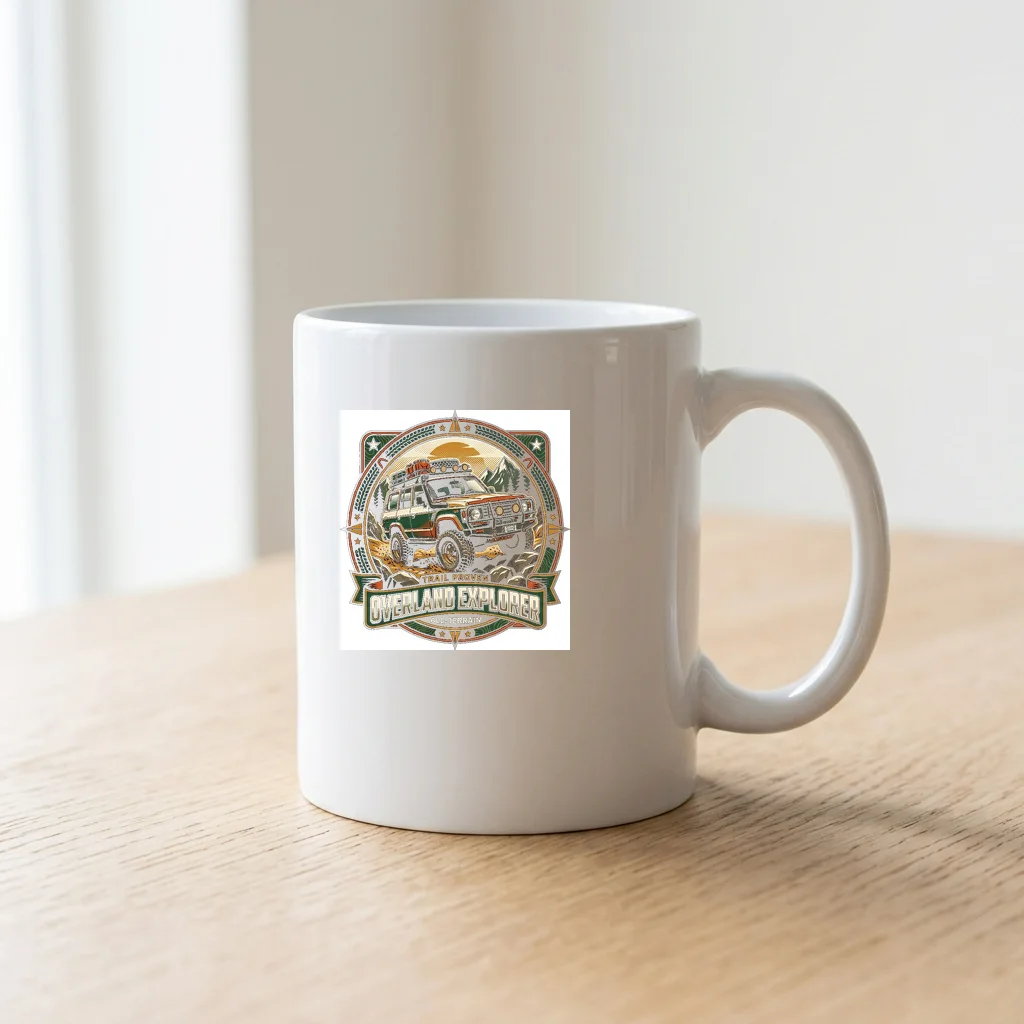 Subway Map Fictional Transit — Ceramic Coffee Mug 11oz (Glossy White)