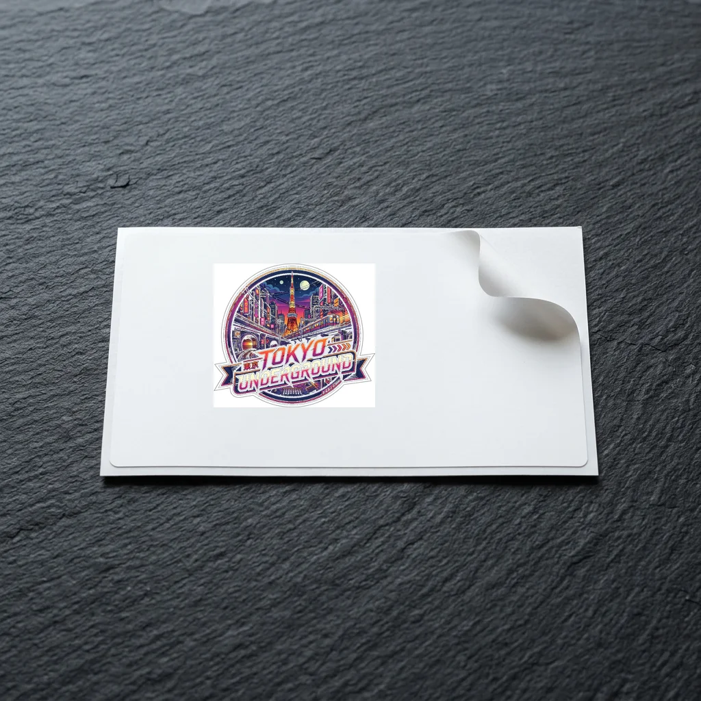 Urban Solitude Midnight City — Die-Cut Matte Vinyl Sticker (4-Inch)