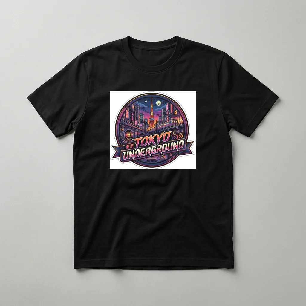 Urban Solitude Midnight City — Classic Streetwear T-Shirt (Jet Black)