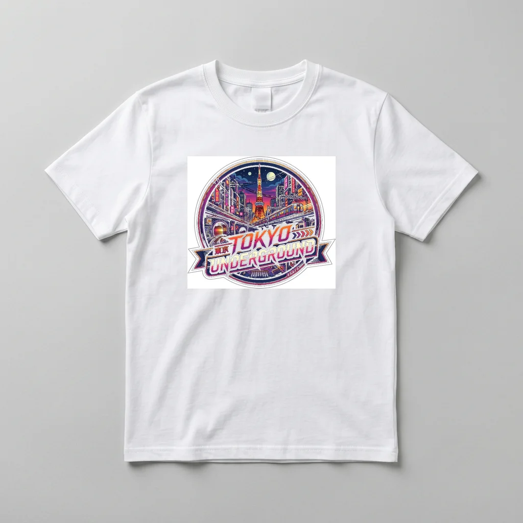 Urban Solitude Midnight City — Everyday Crewneck Tee (Pure White)
