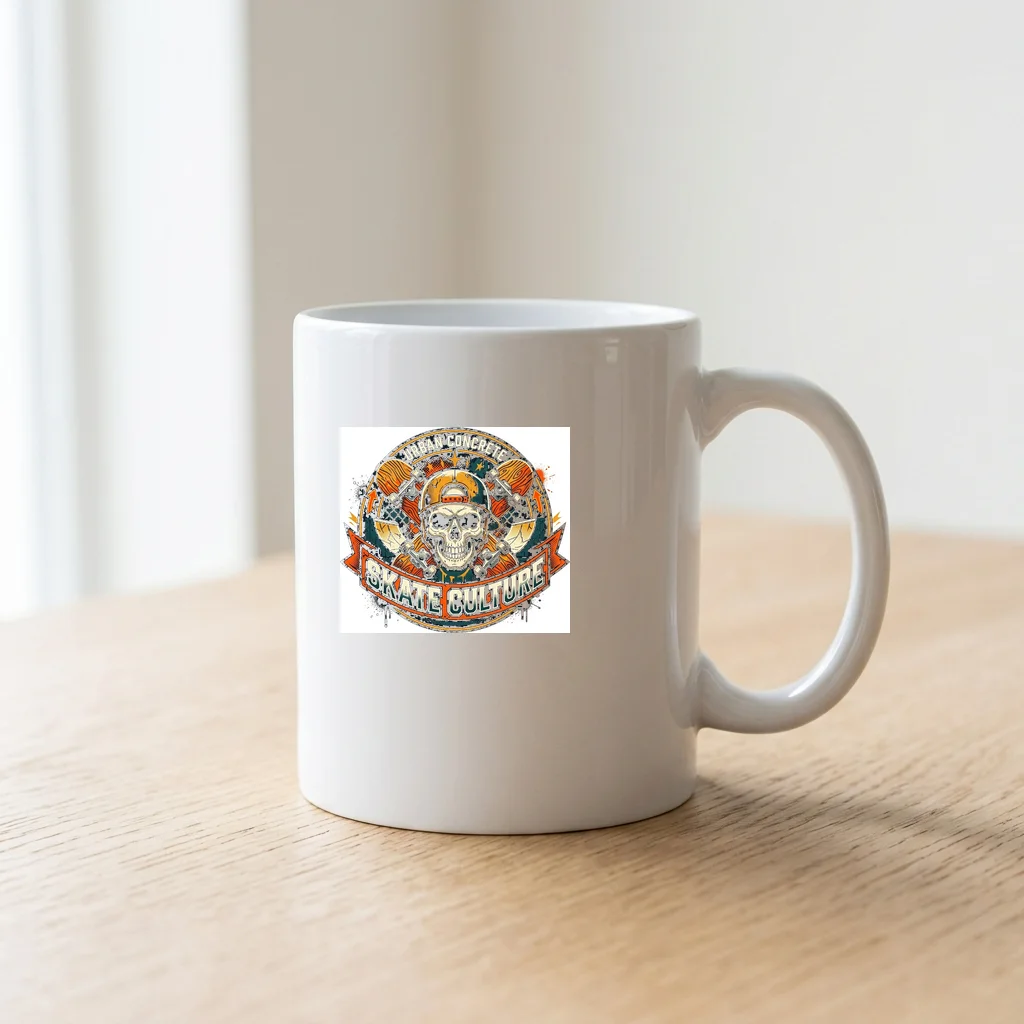 Iron Samurai Armored Tiger — Ceramic Coffee Mug 11oz (Glossy White)