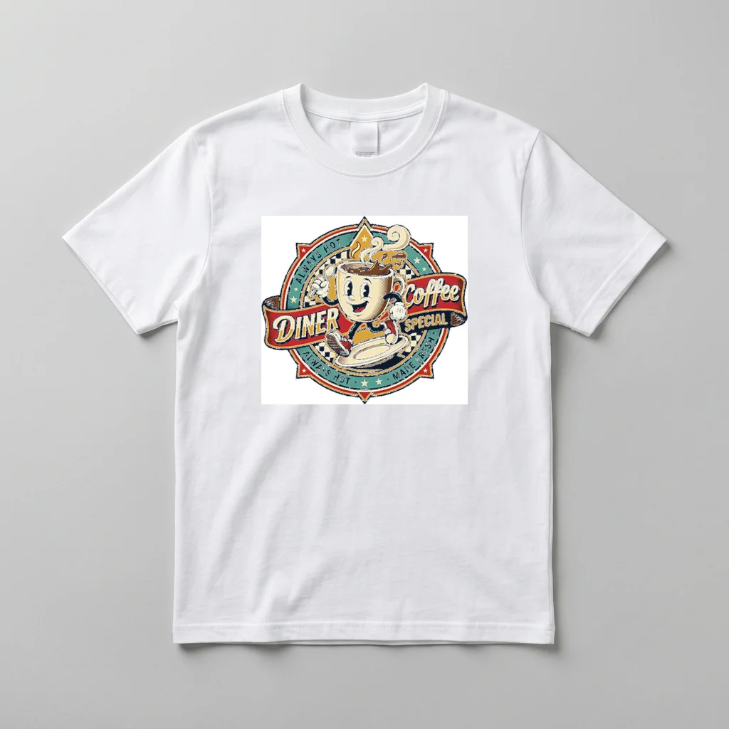 Gilded Golden Dragon Dynasty — Everyday Crewneck Tee (Pure White)