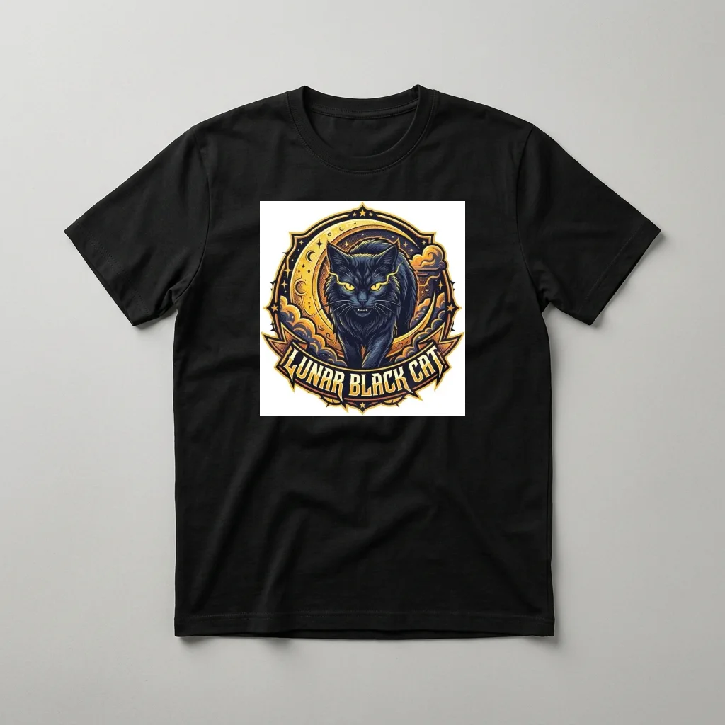 Phantom Wolf Frozen Tundra — Classic Streetwear T-Shirt (Jet Black)