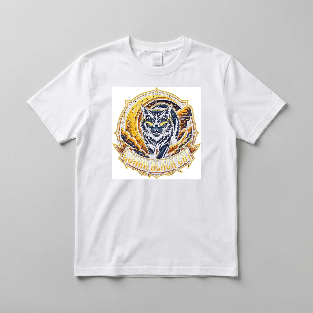 Phantom Wolf Frozen Tundra — Everyday Crewneck Tee (Pure White)