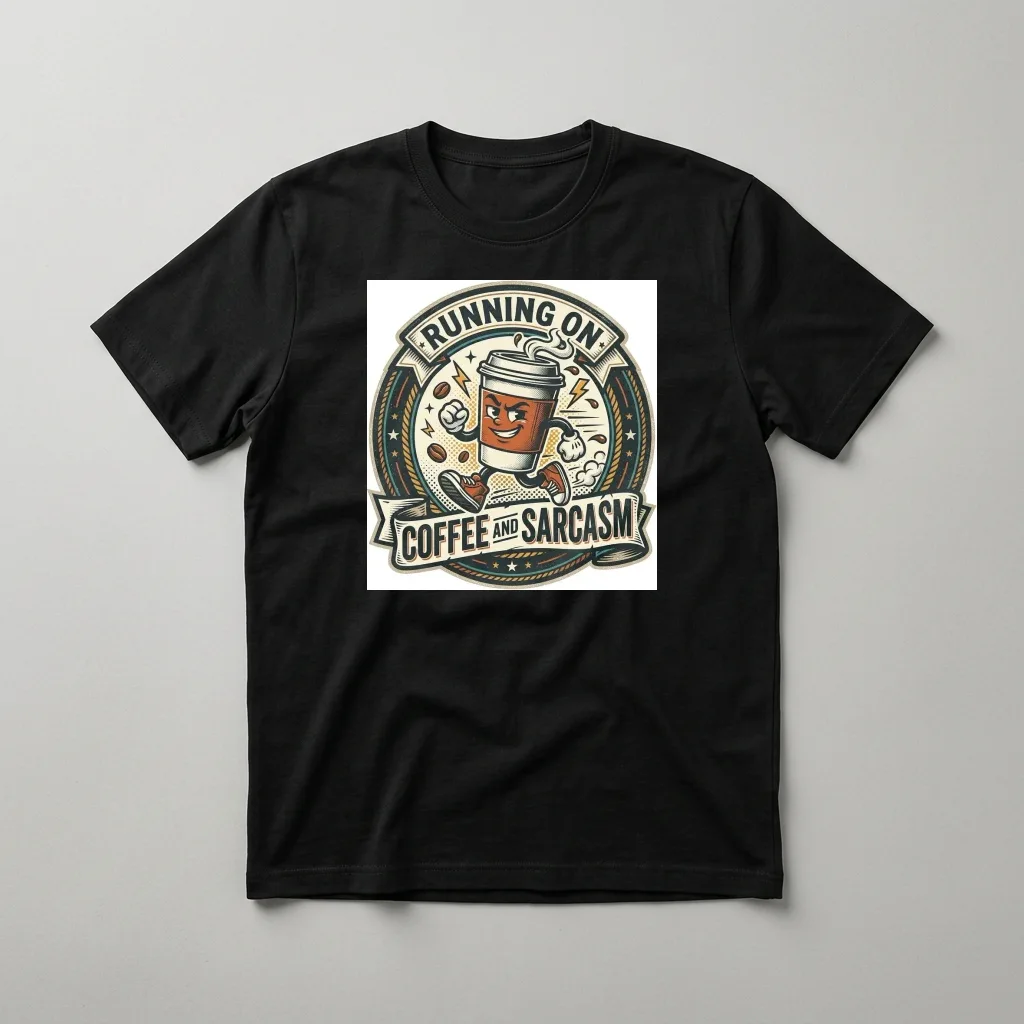 Phantom Tiger Neon Jungle — Classic Streetwear T-Shirt (Jet Black)