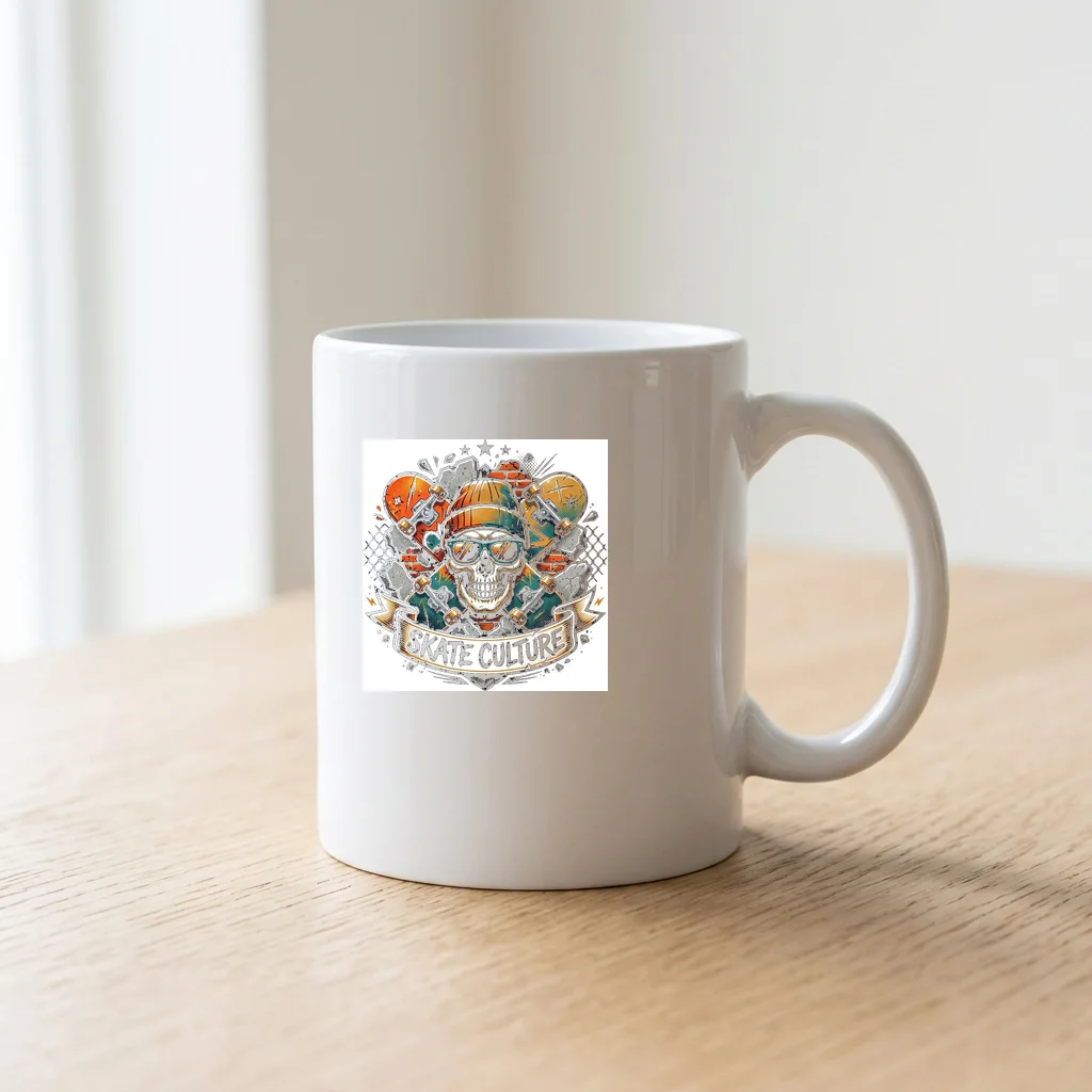 Thunder Eagle Storm Lightning — Ceramic Coffee Mug 11oz (Glossy White)