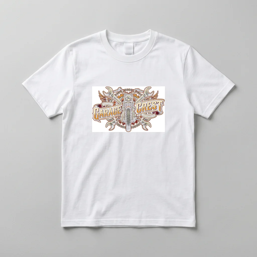 Iron Boar Mountain Crusher — Everyday Crewneck Tee (Pure White)
