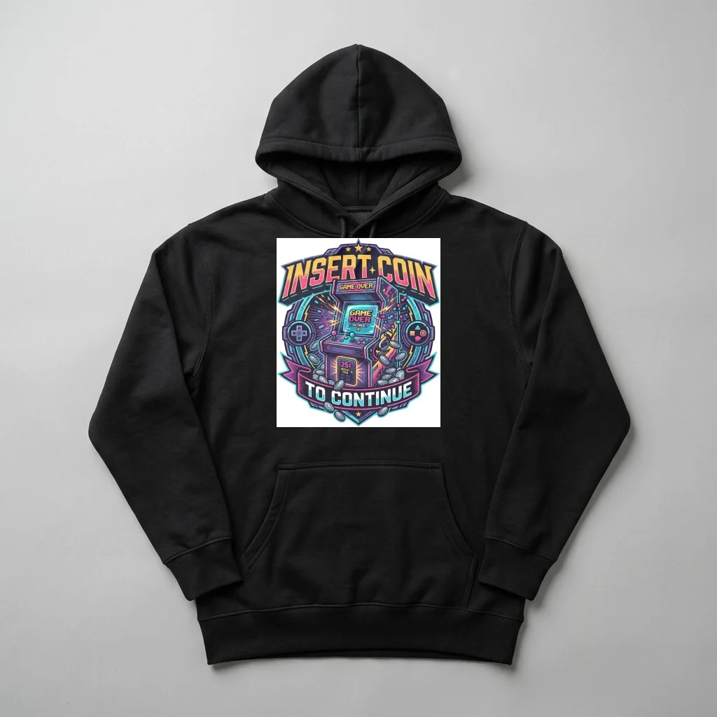 Spectral Lynx Silent Step — Heavyweight Pullover Hoodie (Charcoal Black)