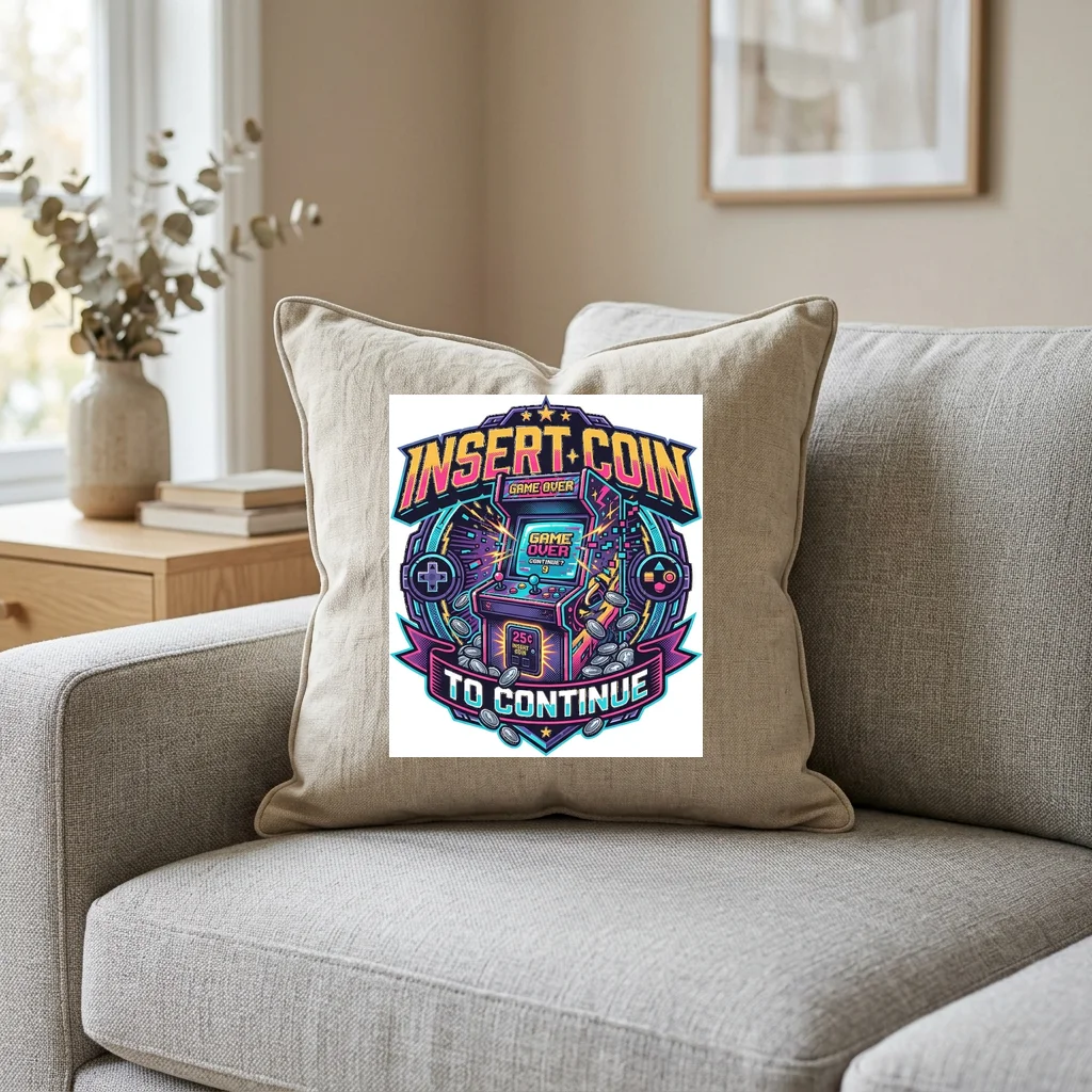 Spectral Lynx Silent Step — Square Linen Throw Pillow 18x18 (Natural Linen)