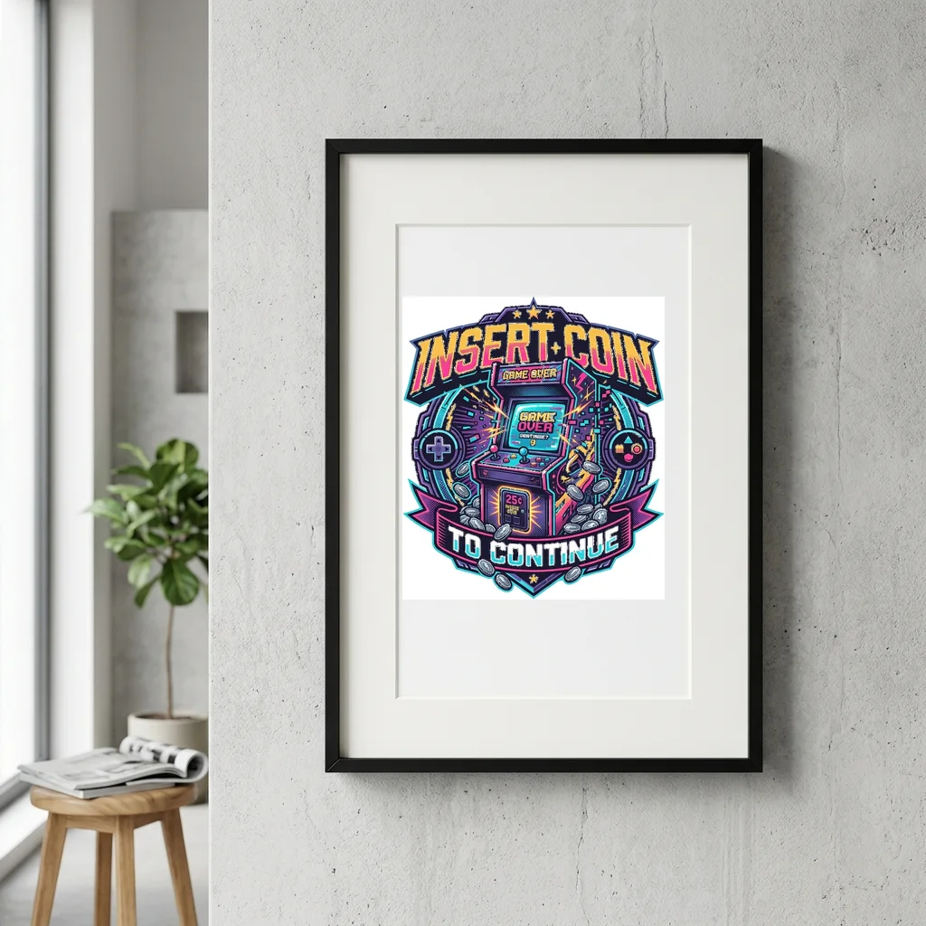 Spectral Lynx Silent Step — Gallery Framed Art Poster (Exhibition Frame)