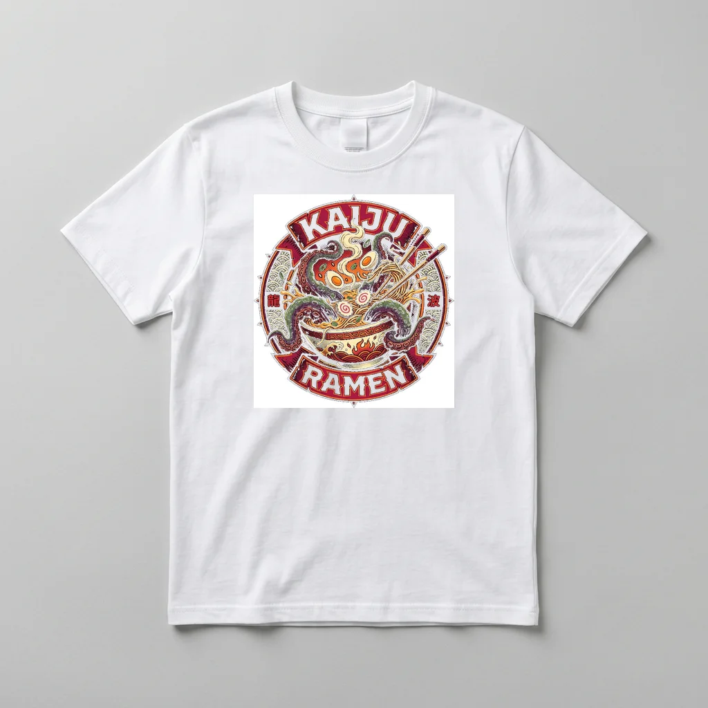 Phantom Wolf Midnight Moon — Everyday Crewneck Tee (Pure White)
