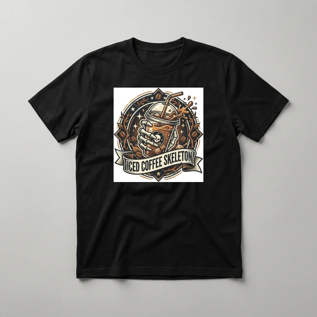 Gilded Stag Forest Spirit — Classic Streetwear T-Shirt (Jet Black)