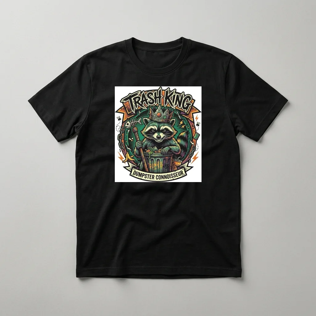 Crimson Wolf Forest Blood — Classic Streetwear T-Shirt (Jet Black)