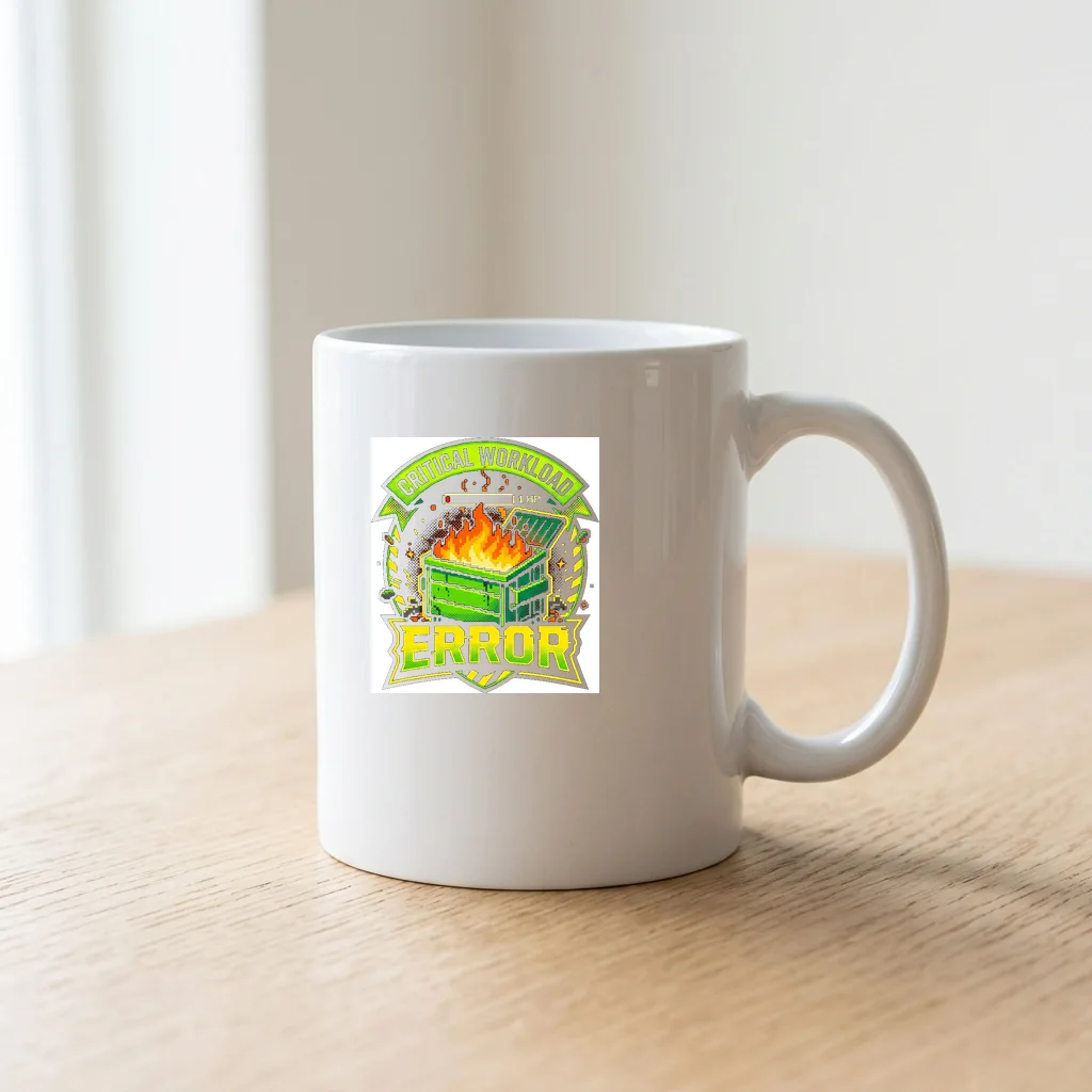 Shadow Tiger Stealth Strike — Ceramic Coffee Mug 11oz (Glossy White)