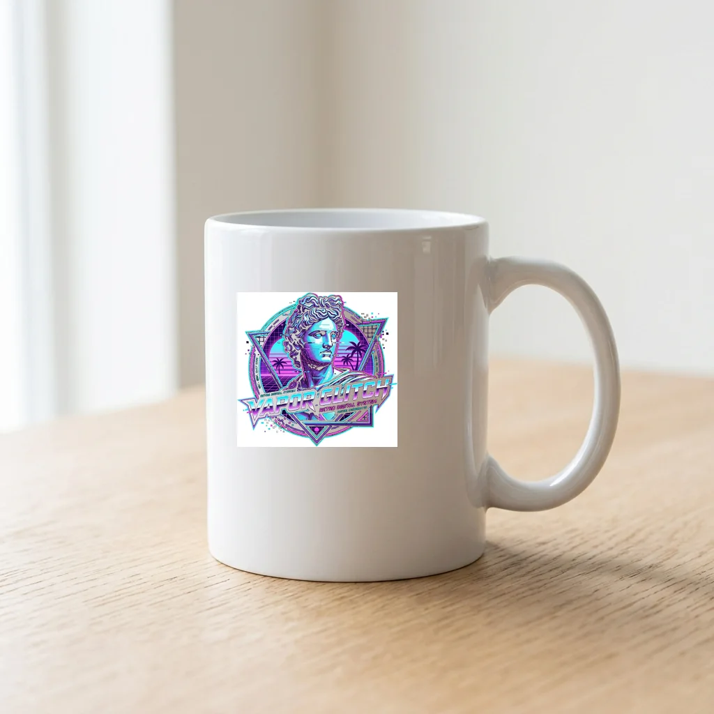 Spectral Bear Star Constellation — Ceramic Coffee Mug 11oz (Glossy White)